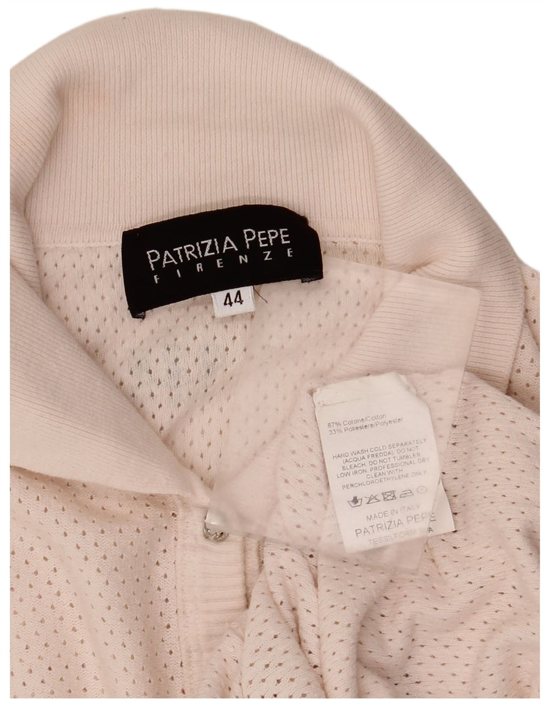 Maglia Cardigan Donna Patrizia Pepe IT 44 Cotone Rosa Medio