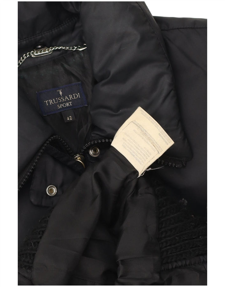Piumino Donna Trussardi IT 42 Medium Nero Poliammide