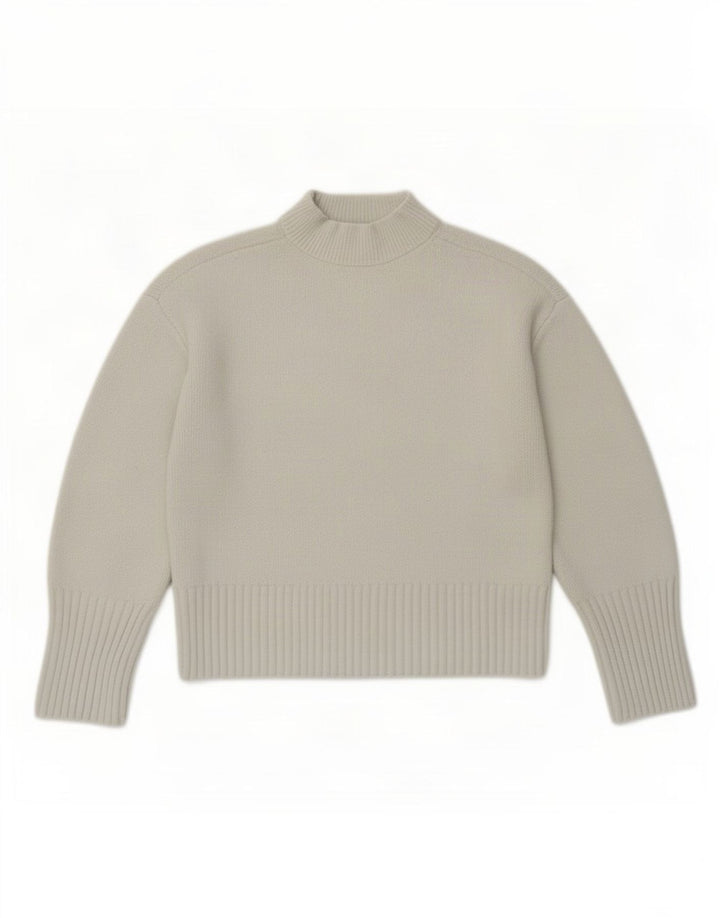 Maglione maglione a collo alto da donna Marks & Spencer UK 14 Blu medio