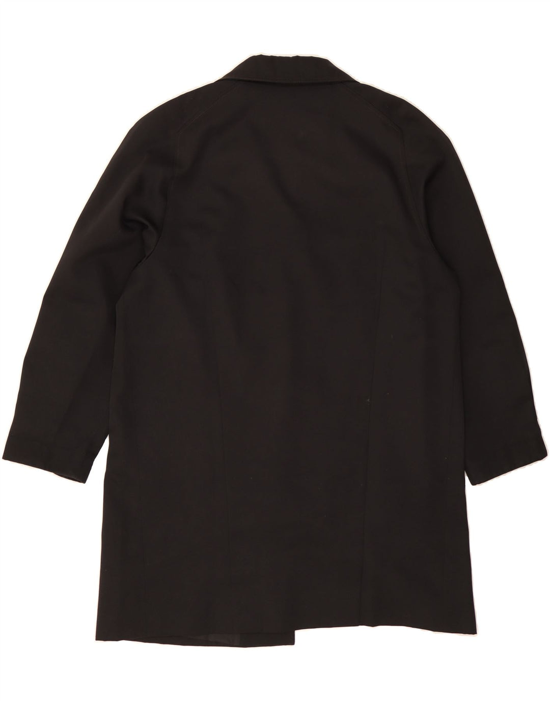 VINTAGE Womens Overcoat IT 46 Large Black Polyester Vintage Vintage and Second-Hand Vintage from Messina Hembry 