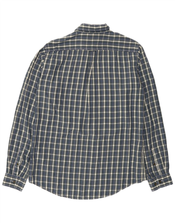 Camicia Fjall Raven da uomo dalla vestibilità regolare, in Lyocell a quadri blu grandi