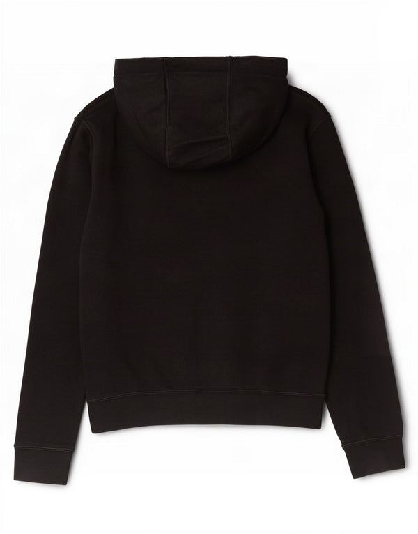 Felpa con cappuccio grafica Nike da uomo piccola in cotone nero