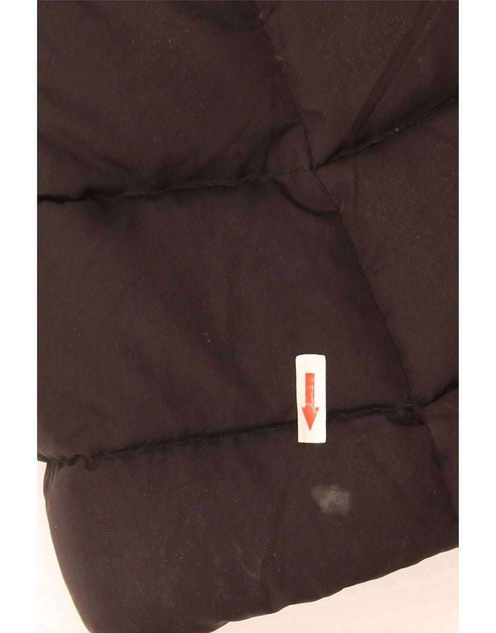 Giacca imbottita con cappuccio da donna Gap UK 14 Medium Nero Poliestere
