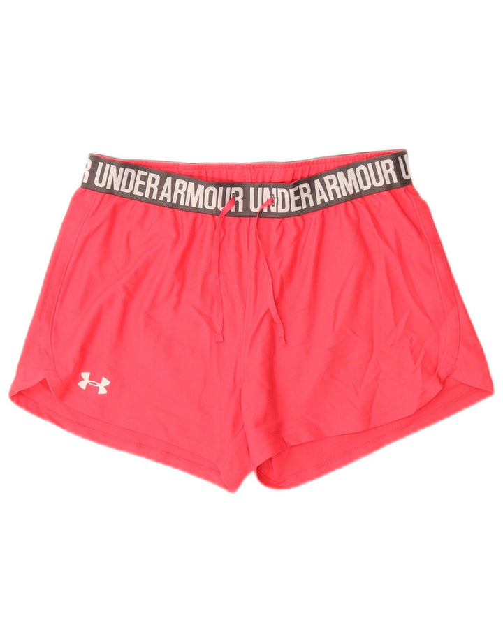Pantaloncini sportivi con grafica da donna Under Armour UK 10 Small Rosa