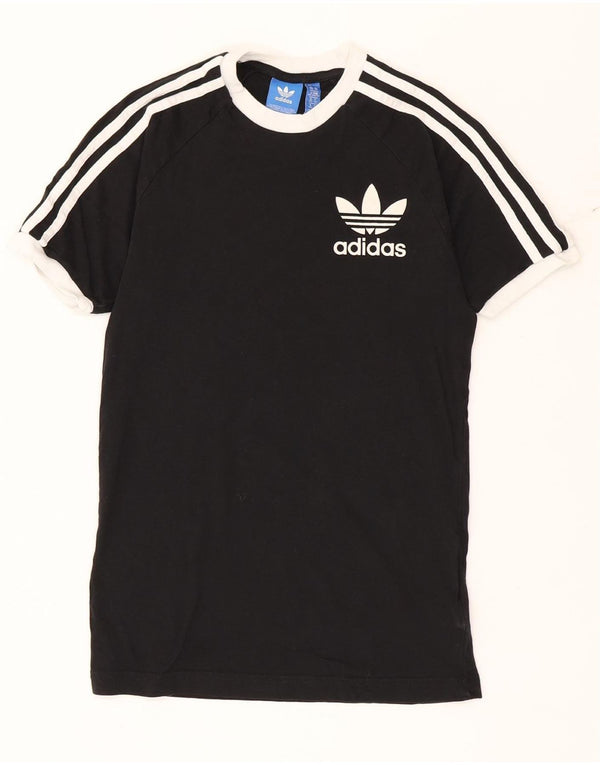 T-shirt da uomo Adidas Top XS in cotone nero