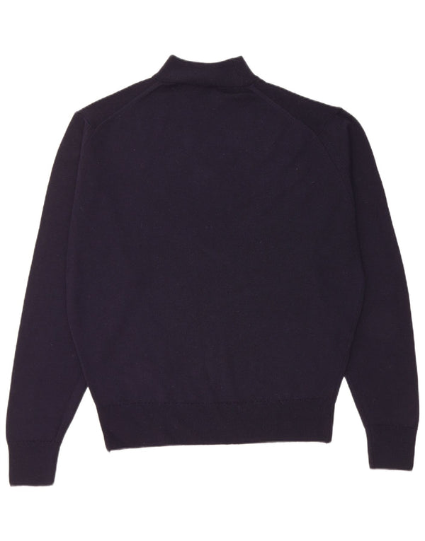 Maglione maglione collo alto vestibilità regolare da uomo St. Bernard grande blu navy