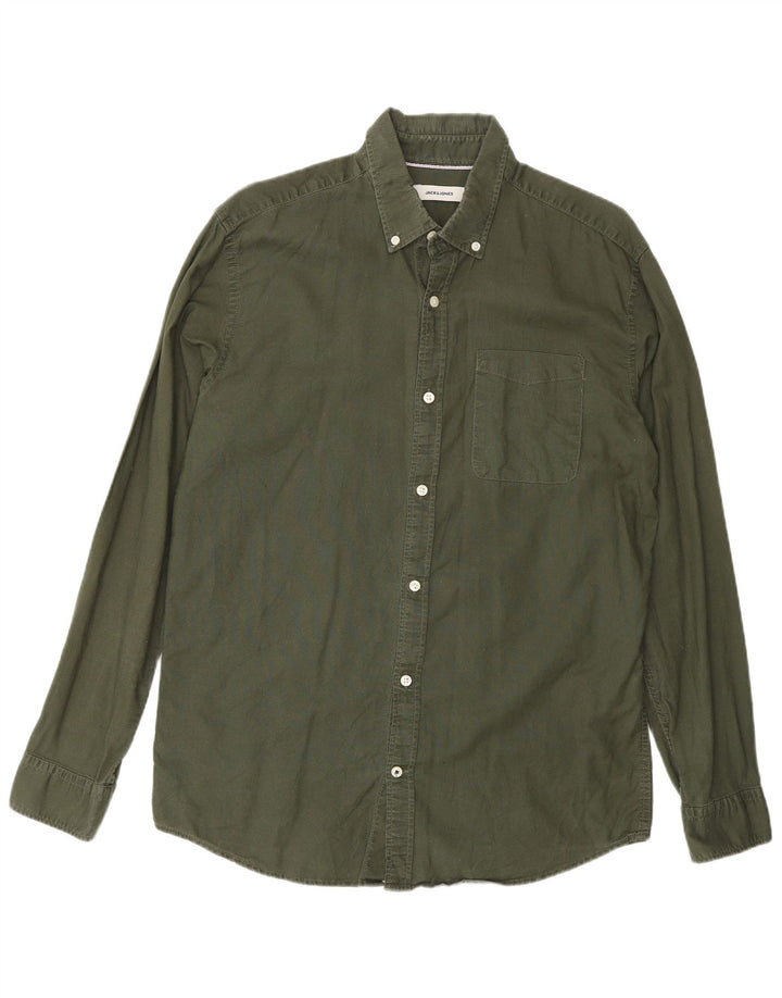Camicia Uomo Jack & Jones Large Verde Cotone