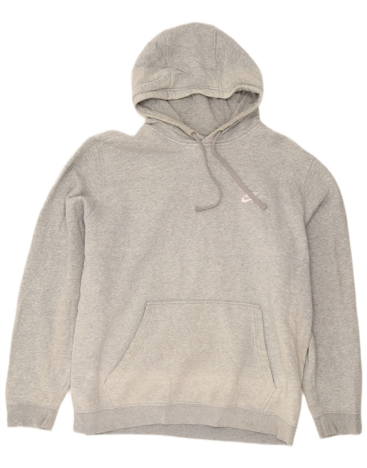 Felpa con cappuccio da uomo Nike XL in cotone grigio