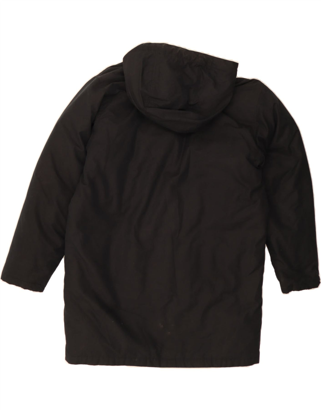 KAPPA Mens Hooded Padded Coat UK 36 Small Black Cotton Vintage Kappa and Second-Hand Kappa from Messina Hembry 