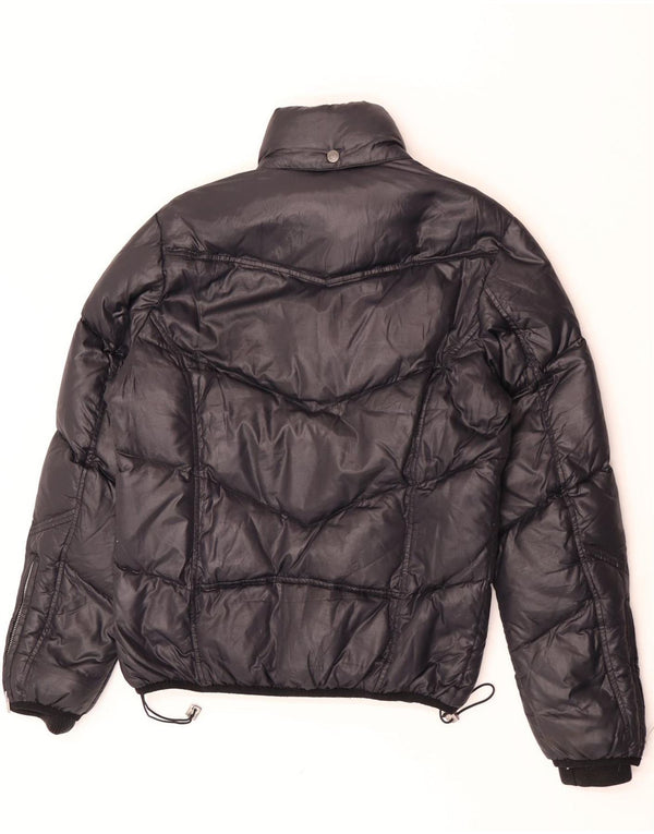 Giacca imbottita con cappuccio da donna Diesel UK 16 grande nera