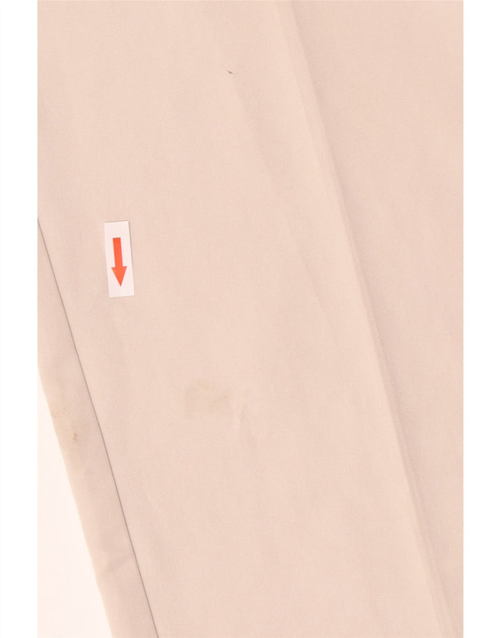 Pantaloni chino dritti da uomo Adidas W32 L30 poliestere beige