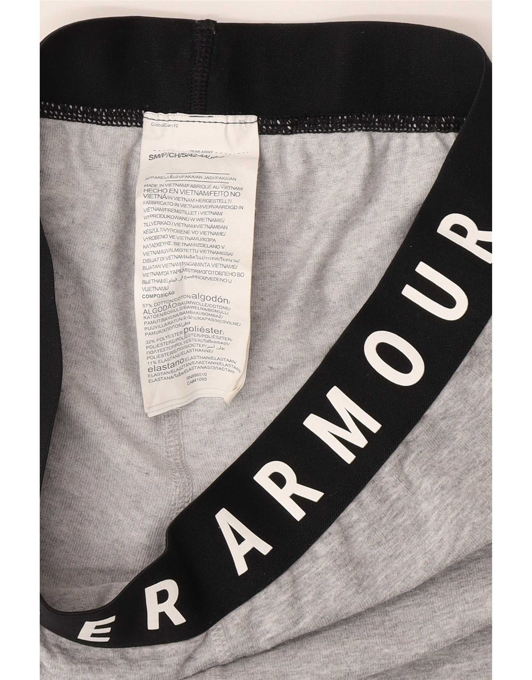 Leggings Capri con grafica da donna Under Armour UK 8 Small Grey Colourblock