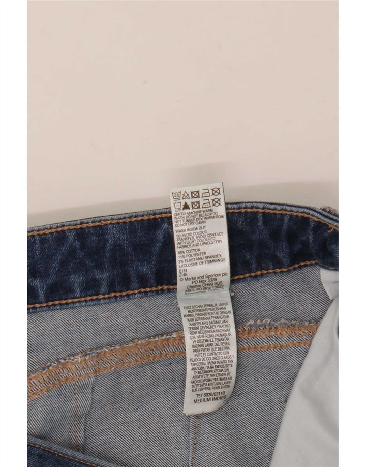 Jeans svasati Magic Slim da donna Marks & Spencer UK 16 Large 35 L28 Blu