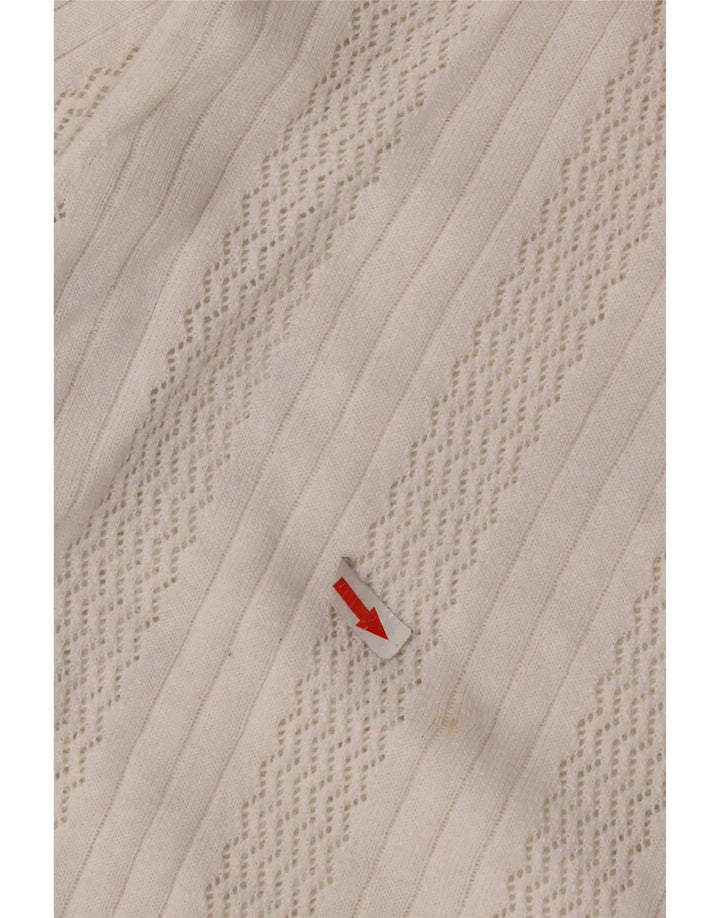 Camicia Zara da uomo a maniche corte in cotone bianco medio