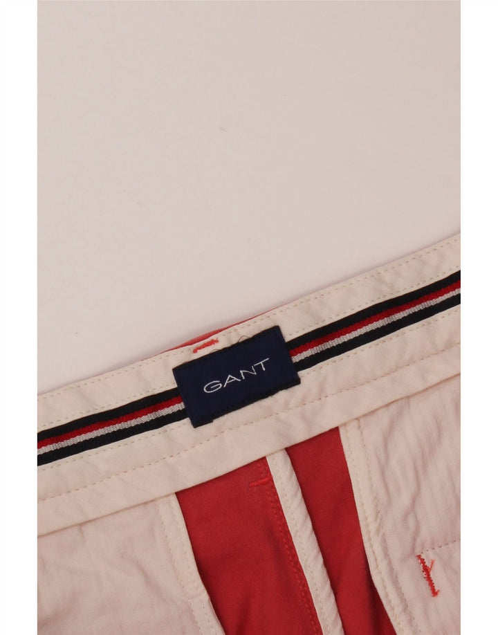 Pantaloni chino regolari dritti da uomo Gant W34 L30 in cotone rosso