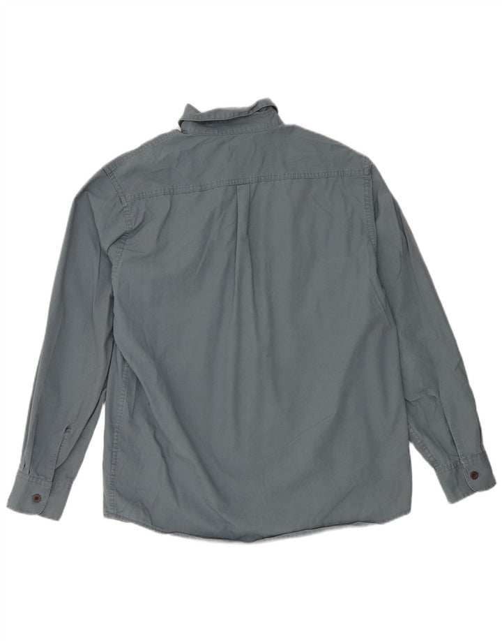Camicia da uomo Wrangler in cotone grigio medio
