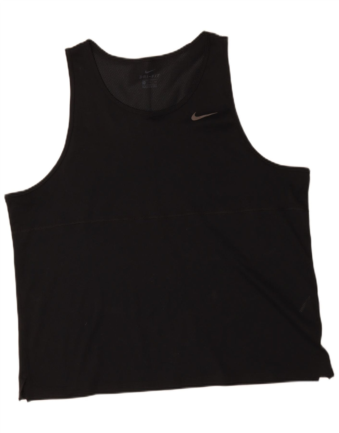 Canotta Nike Dri Fit da uomo 2XL nera in poliestere