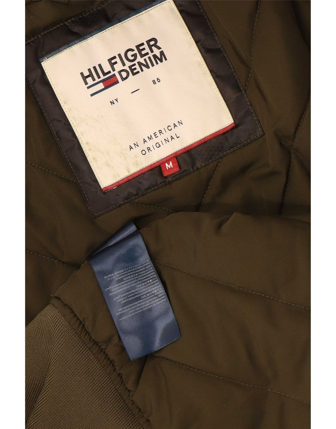 Giubbotto bomber da uomo Tommy Hilfiger UK 38 poliestere kaki medio