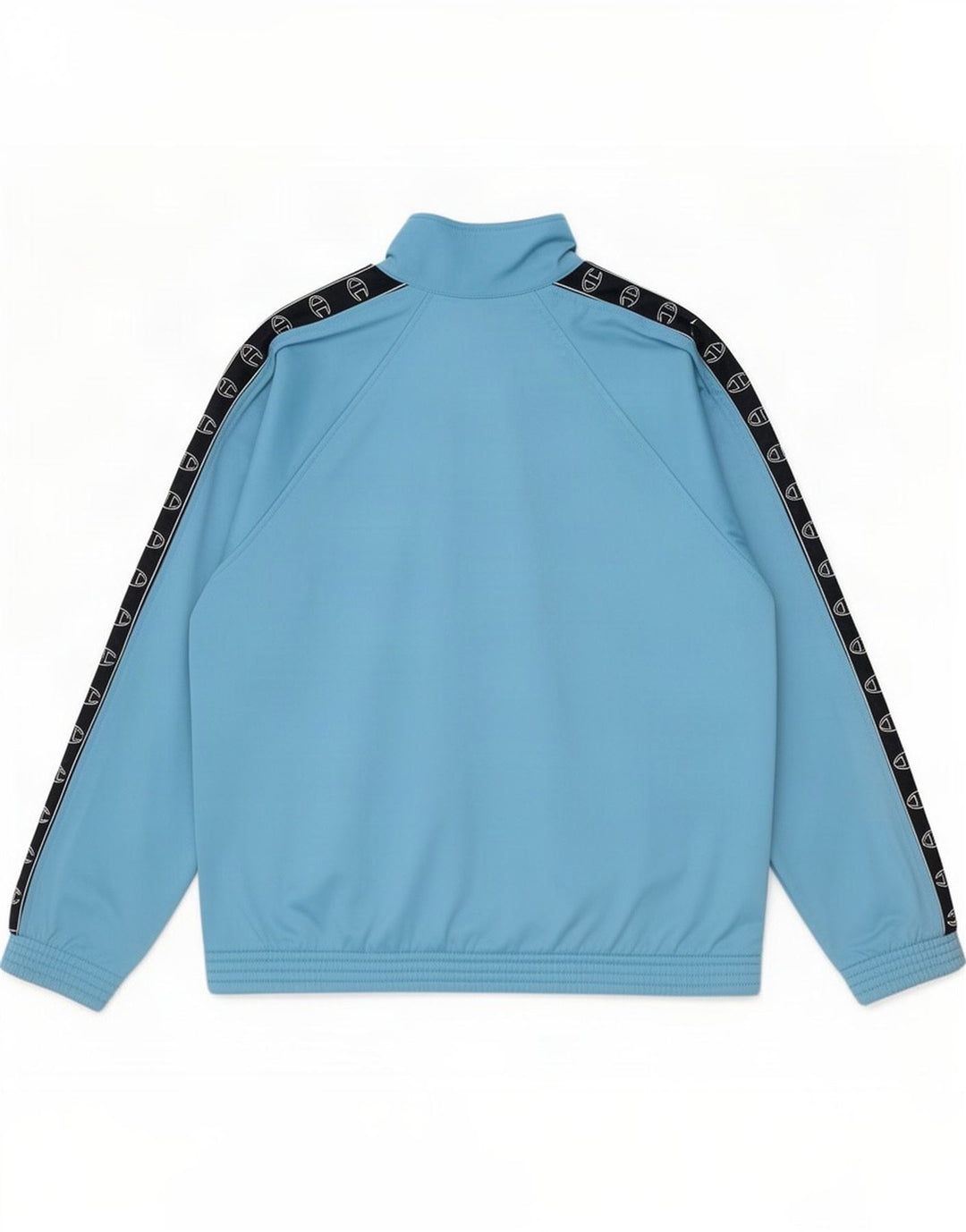 Champion Giacca da uomo con grafica grafica, grande, blu, poliestere a blocchi di colore