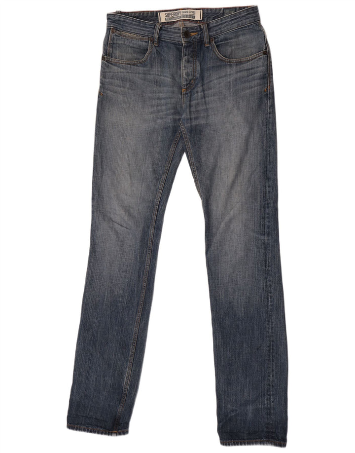 Jeans slim da uomo Superdry W32 L34 cotone blu