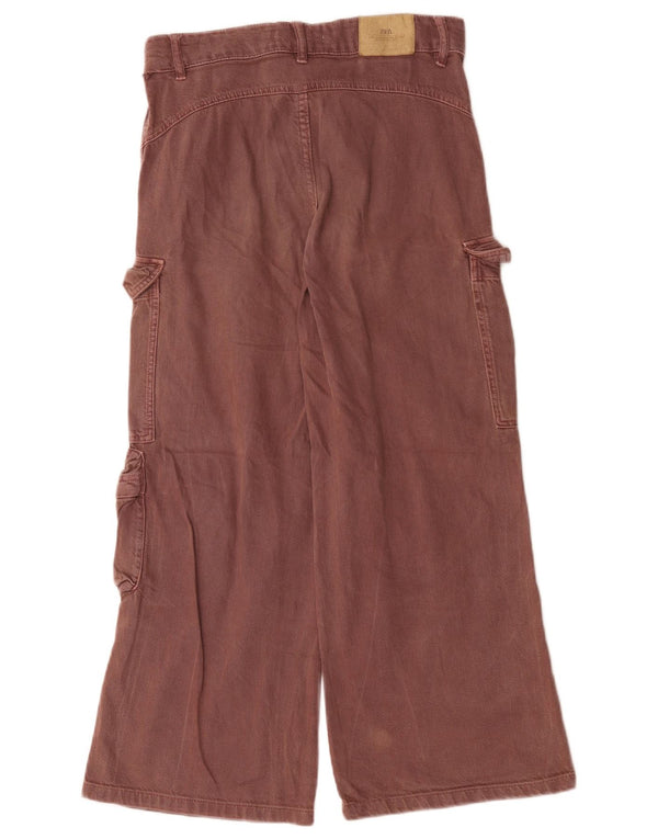 Pantaloni cargo Zara per ragazze, gamba larga, 13-14 anni, W30 L26 Marrone