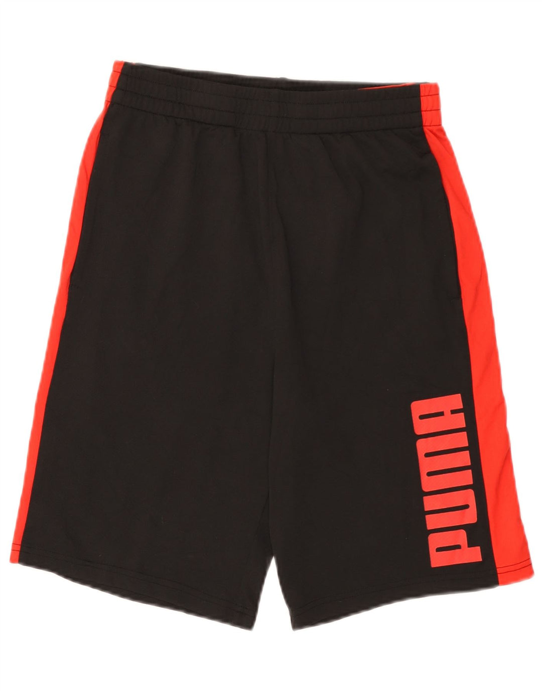 Pantaloncini sportivi Puma da ragazzo con grafica 13-14 anni XL Poliestere color block nero