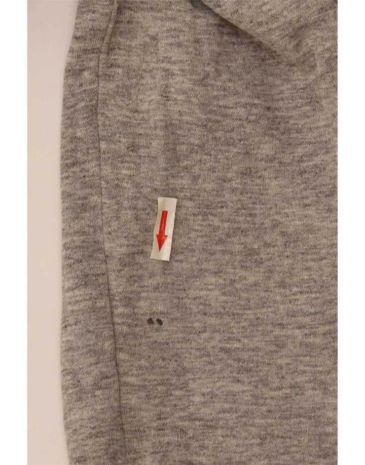 Felpa grafica da uomo Levi's, maglione XL, cotone chiazzato grigio