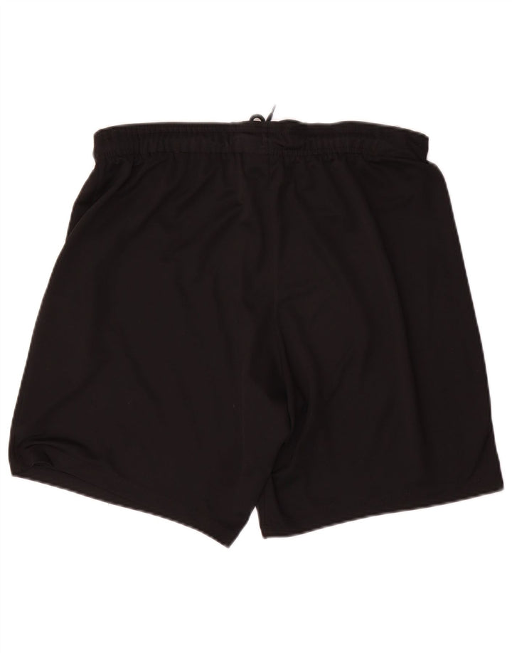 Pantaloncini sportivi Adidas da uomo Dri Fit grandi in poliestere nero
