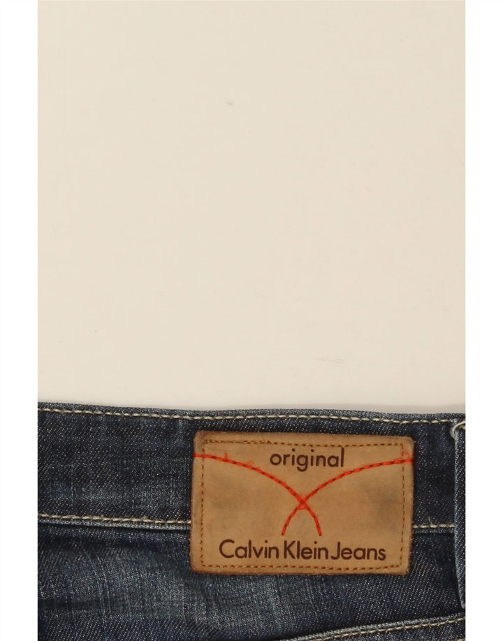 Jeans dritti da uomo Calvin Klein W34 L28 Blu