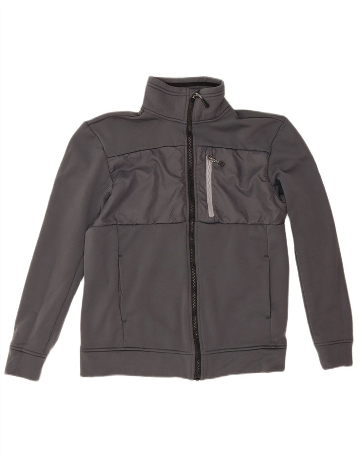 Giacca da ginnastica da uomo The North Face piccola in poliestere grigio