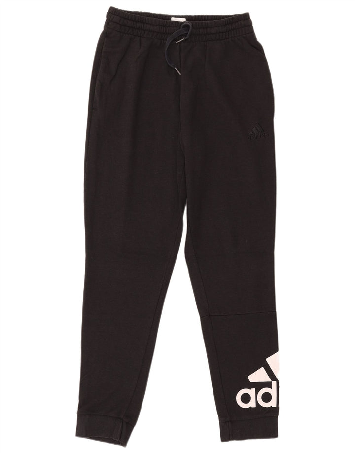 Pantaloni da tuta grafica da uomo Adidas Joggers medio cotone nero