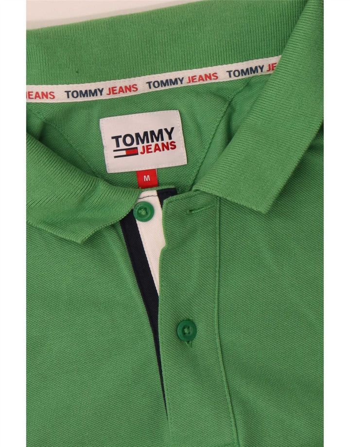 Polo da uomo Tommy Hilfiger in cotone verde medio