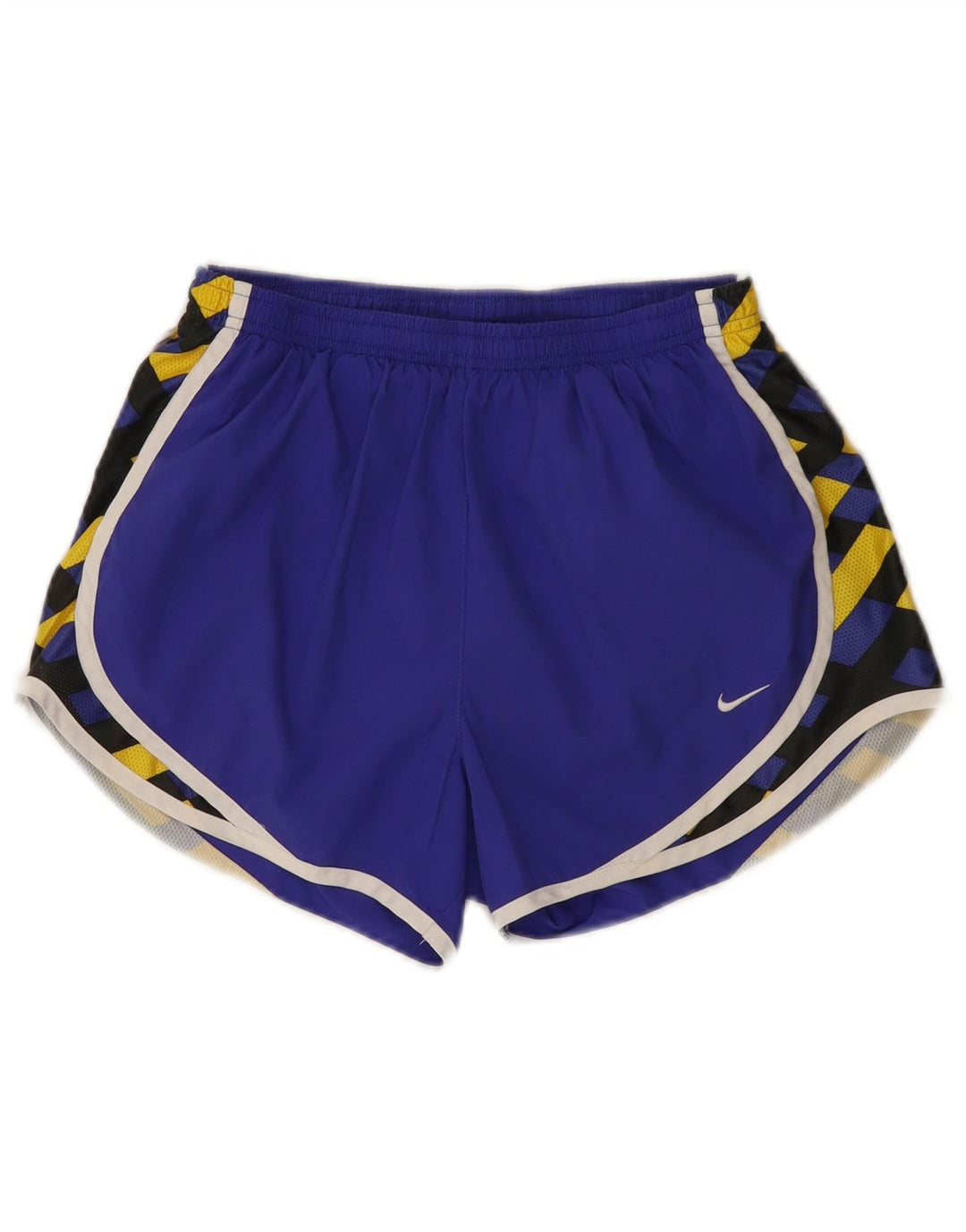 Pantaloncini sportivi Nike da donna UK 8/10 Piccolo poliestere geometrico viola