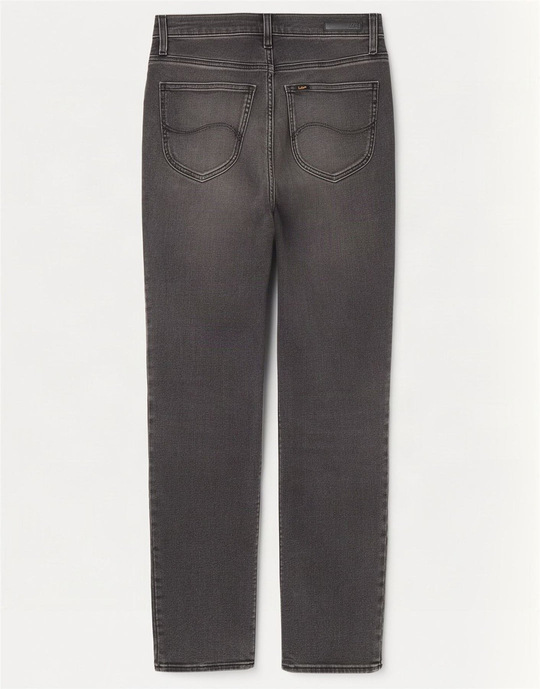 Jeans dritti Carol da donna Lee W27 L27 cotone grigio