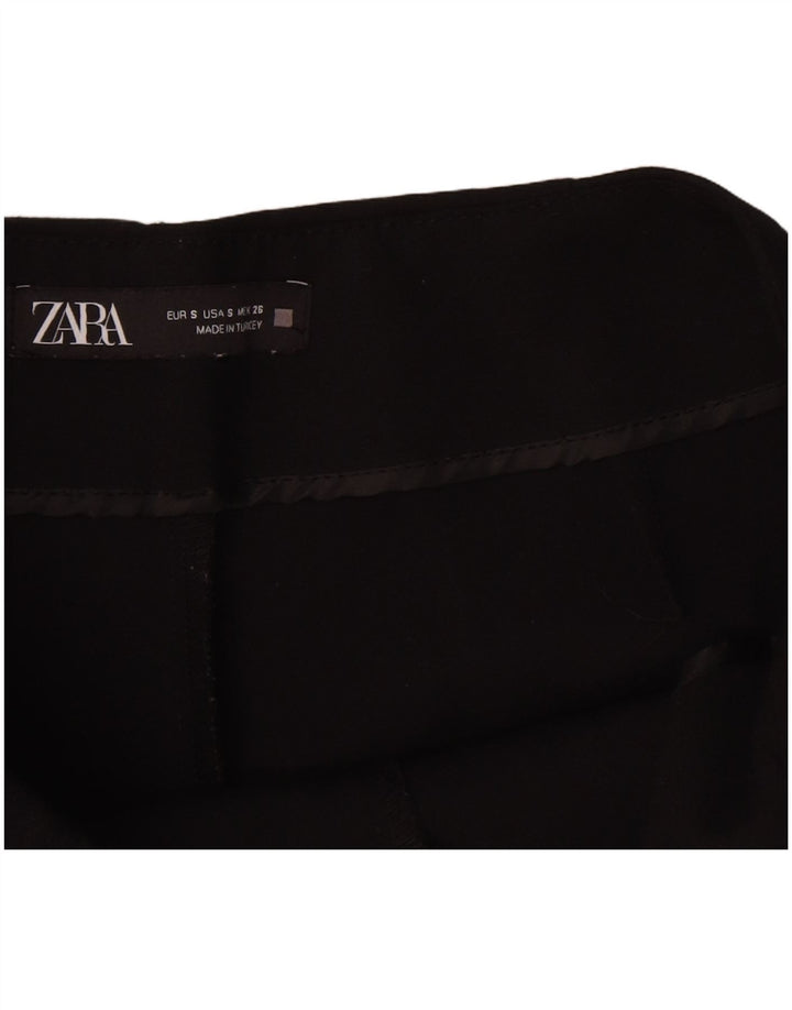 Pantaloncini casual da donna Zara piccoli W26 poliestere nero