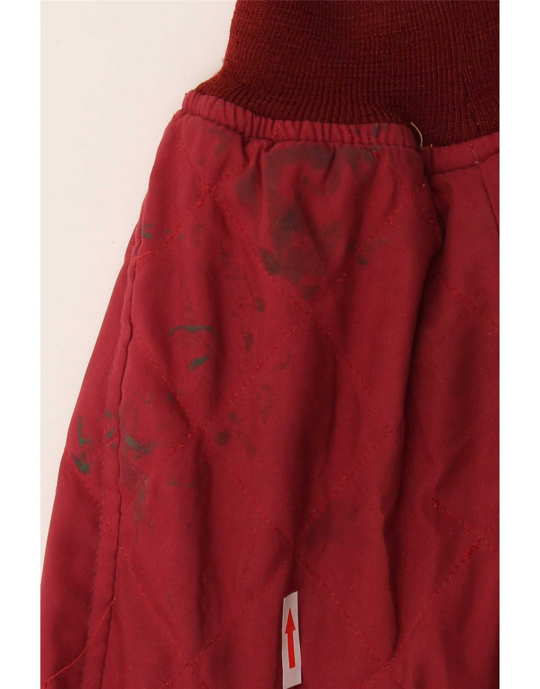 Casucci Giacca bomber da uomo vestibilità ampia UK 36 Small Poliestere color block rosso