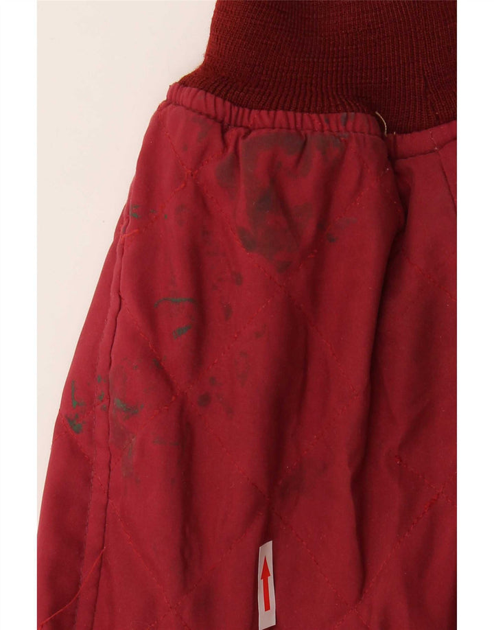 Casucci Giacca bomber da uomo vestibilità ampia UK 36 Small Poliestere color block rosso