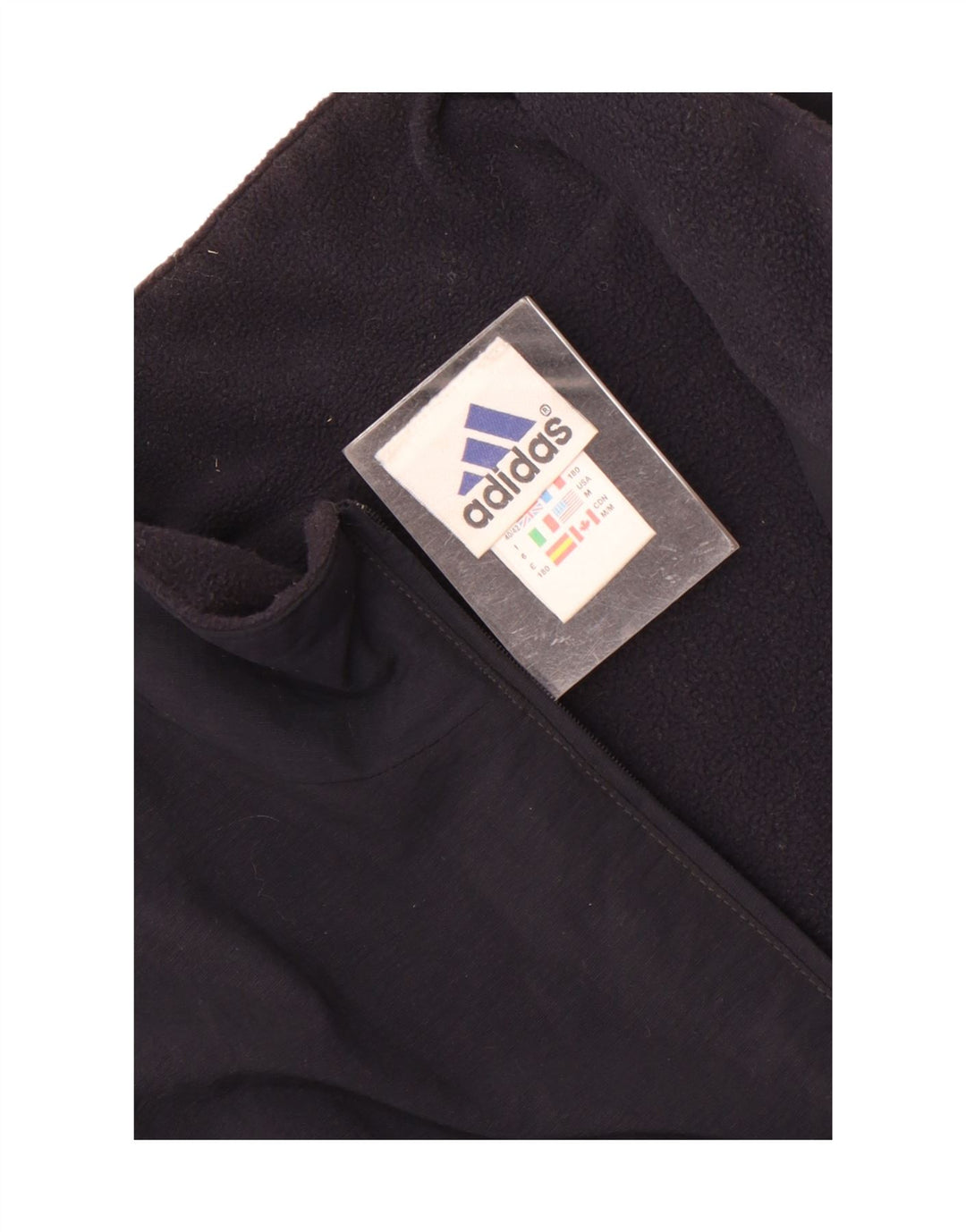 Giacca da ginnastica da uomo Adidas Pullover UK 40/42 Medio Blu navy