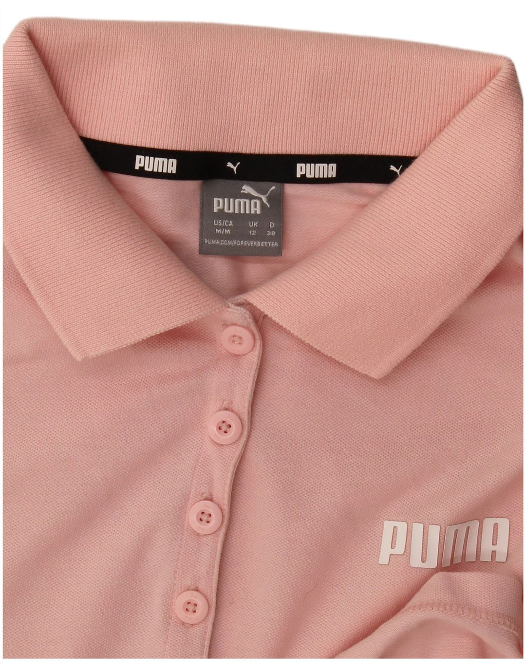 Polo Puma Donna UK 12 Rosa Medio