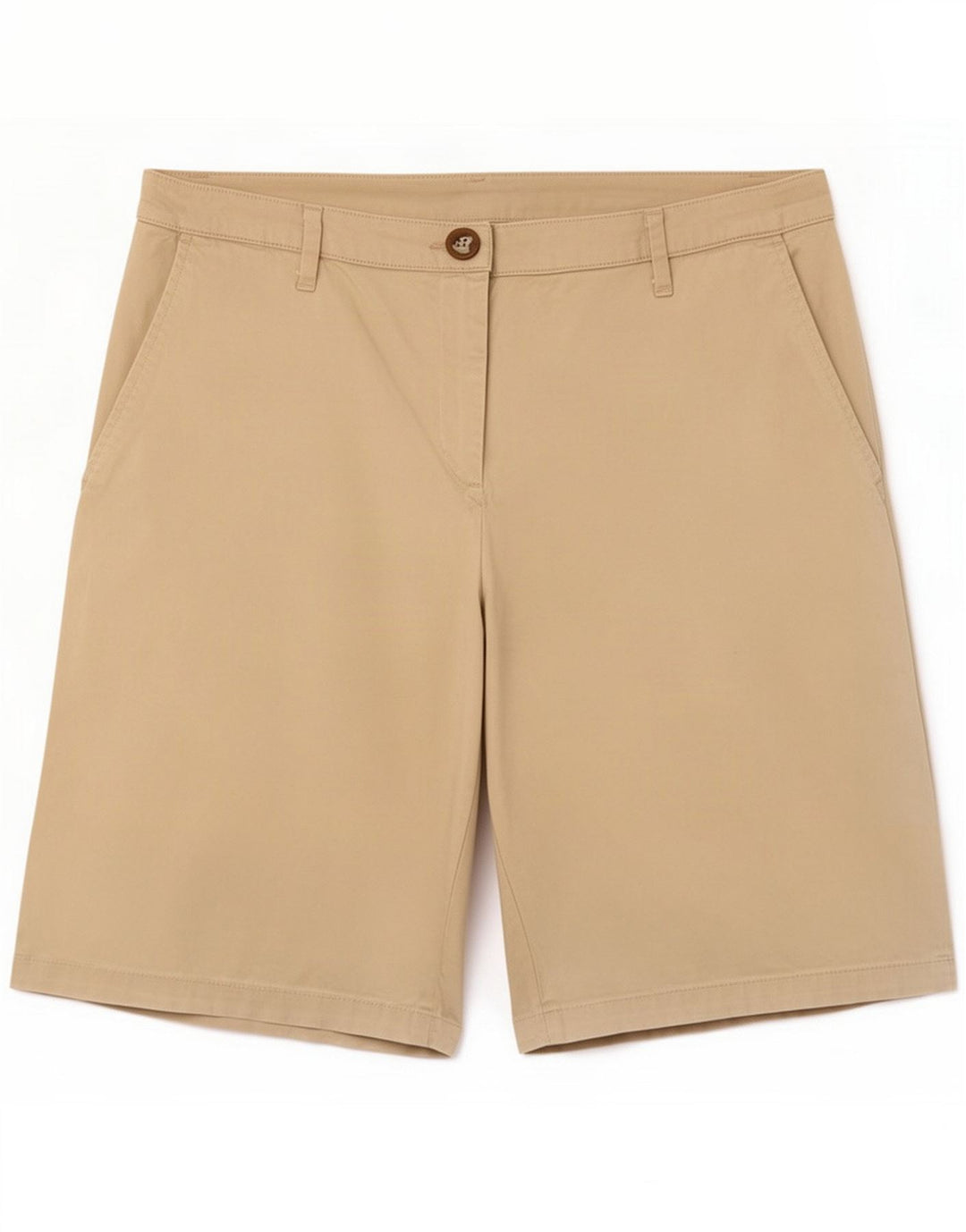 Benetton Pantaloncini casual da donna grandi W32 Beige