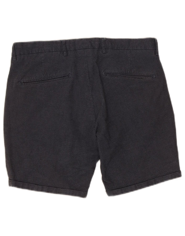 Pantaloncini chino da uomo Scotch & Soda W32 grandi in cotone blu navy