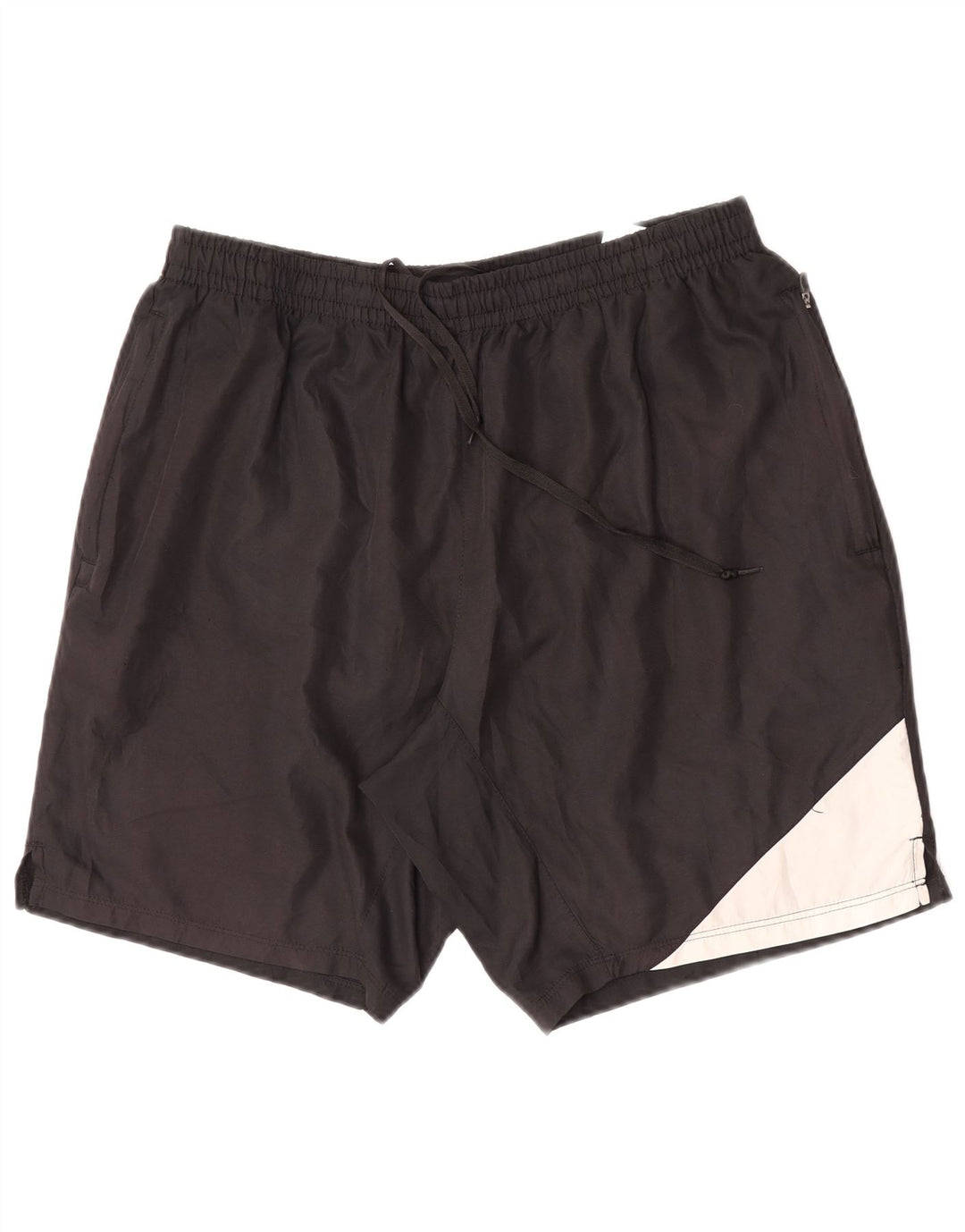 Pantaloncini sportivi da uomo Umbro Large in poliestere color block nero