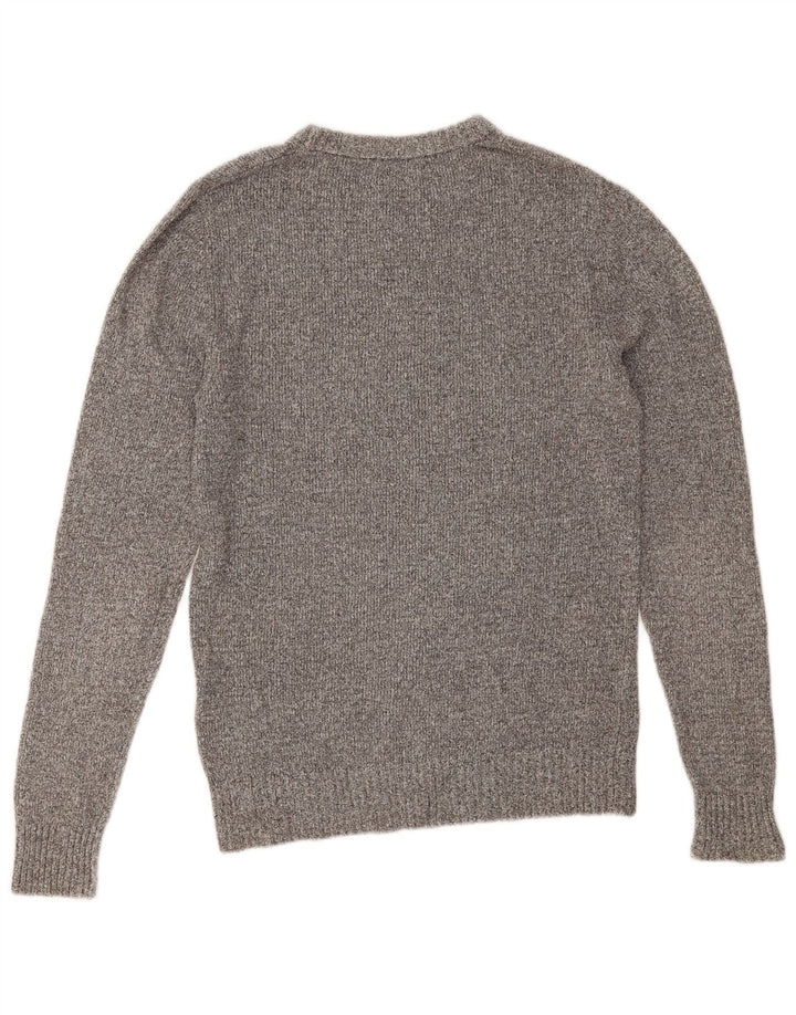 Maglione maglione girocollo da uomo Jack & Jones piccolo cotone grigio
