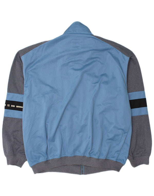 Giacca da tuta da uomo Think Pink, grande, color block blu