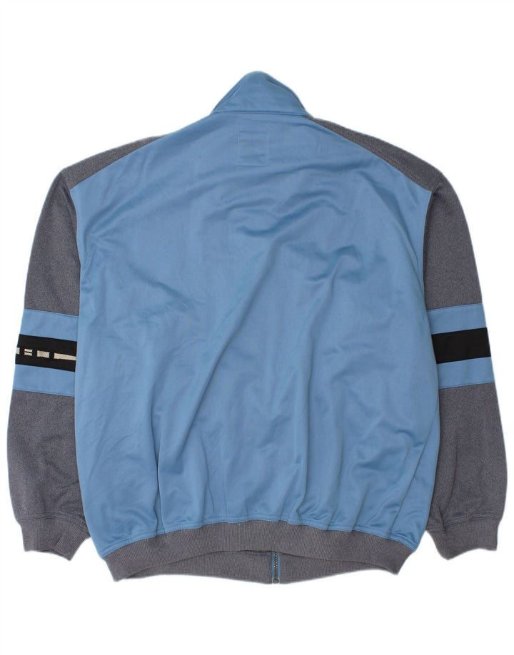 Giacca da tuta da uomo Think Pink, grande, color block blu