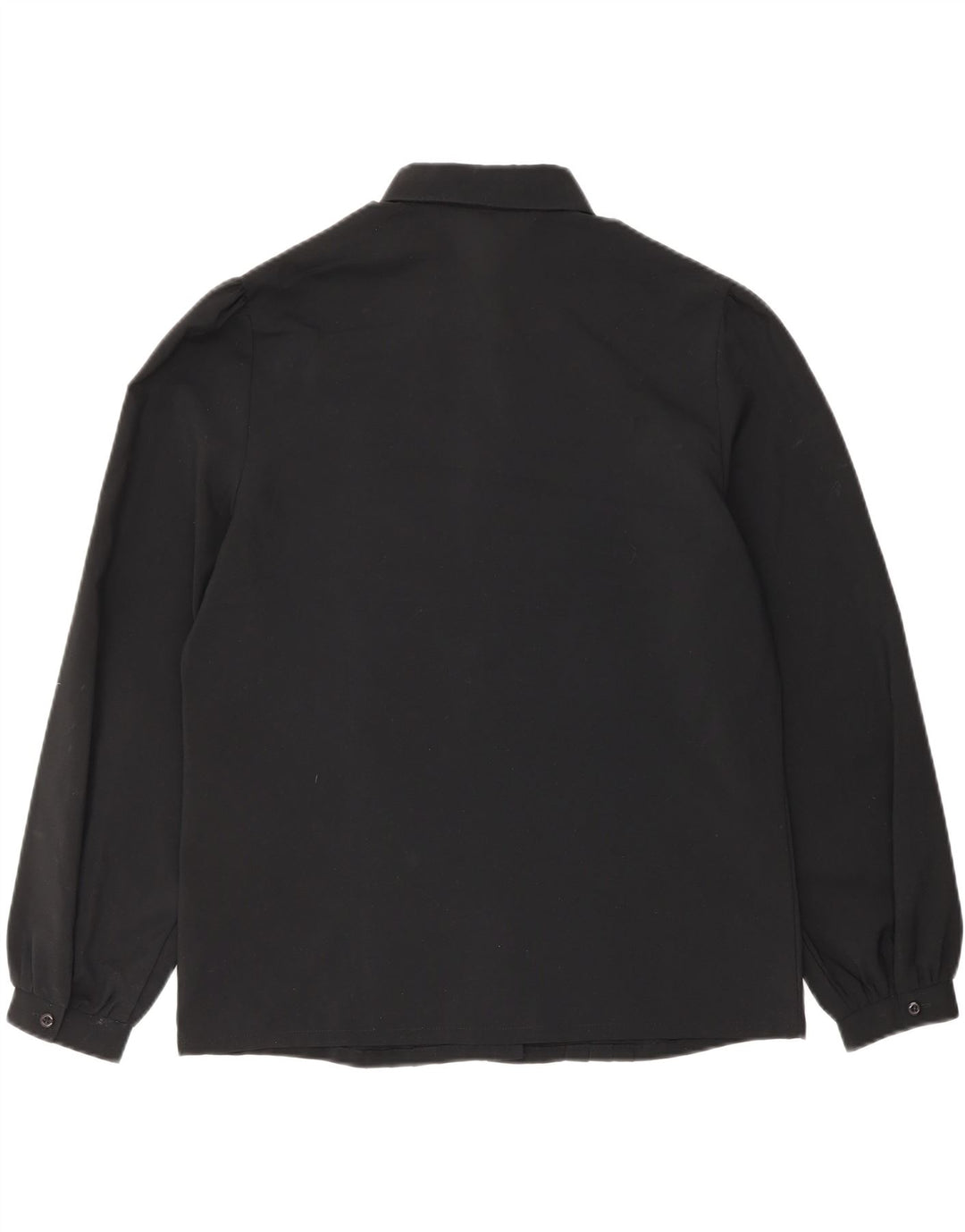LUCIEN RIALTO Womens Shirt Blouse IT 46 Large Black Polyester Vintage Lucien Rialto and Second-Hand Lucien Rialto from Messina Hembry 