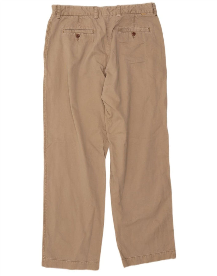 Pantaloni chino dritti da uomo IZOD W36 L34 in cotone beige