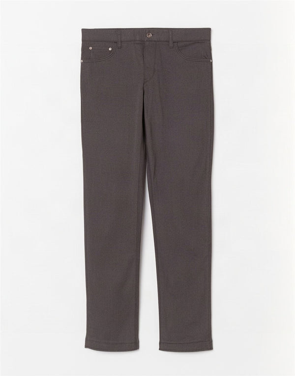 Pantaloni casual slim da uomo Hugo Boss W35 L34 cotone grigio