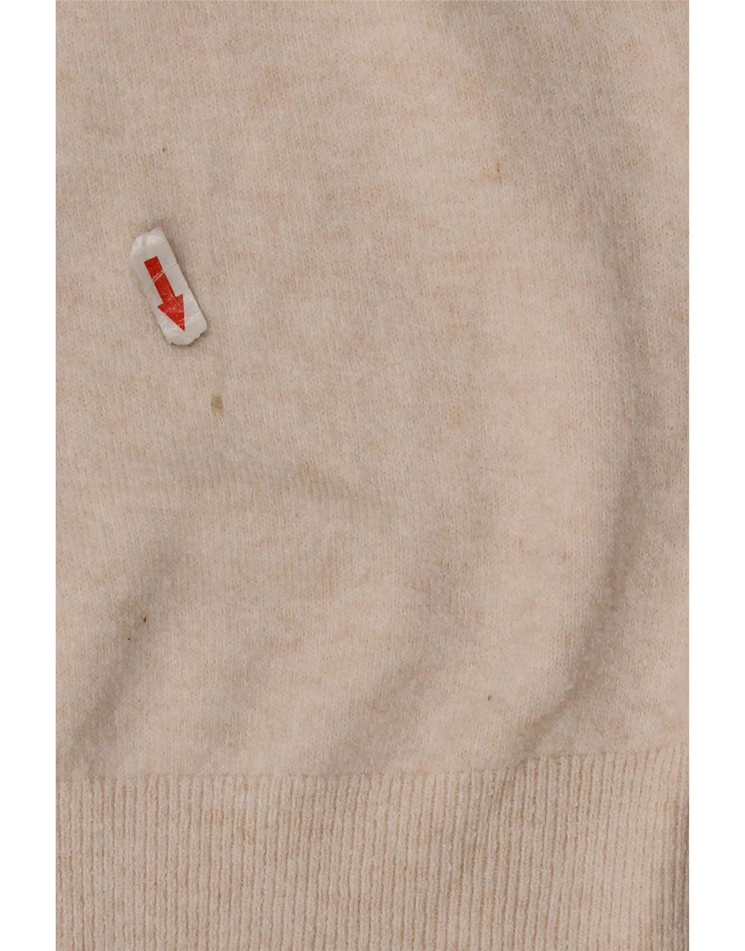 Maglione maglione collo alto da donna Marks & Spencer UK 14 medio bianco sporco