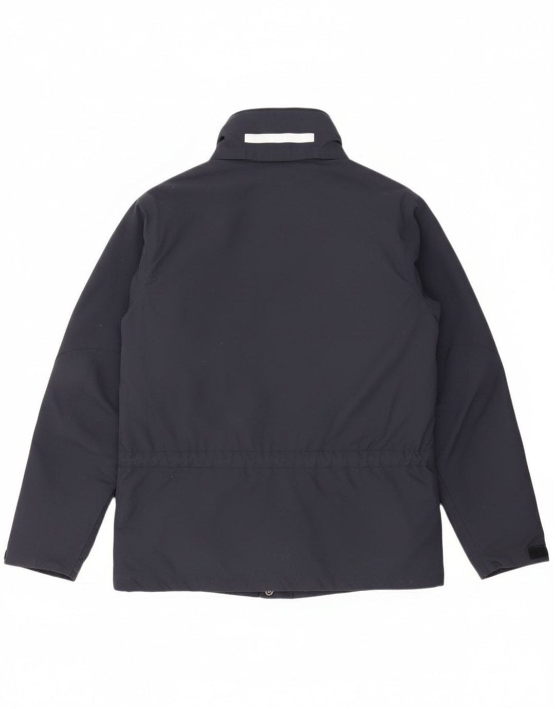 Giacca a vento con cappuccio da uomo Slam UK 36 piccola in nylon blu navy